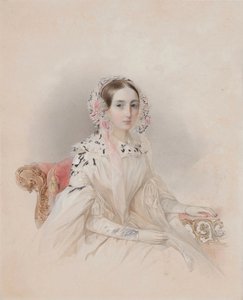 Nassau-Weilburgin prinsessa Theresen muotokuva 1815-1871, 1838