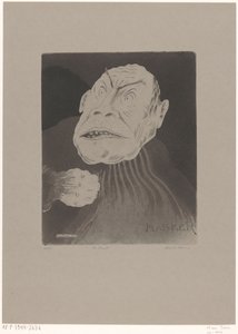 De bruut (alkuperäinen nimi esineessä) Masker (alkuperäinen sarjan nimi esineessä) tekijältä Hein von Essen (signed by artist)