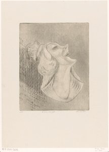 De sentimenteele joffer (alkuperäinen nimi esineessä) Masker (alkuperäinen sarjan nimi esineessä) tekijältä Hein von Essen (signed by artist)