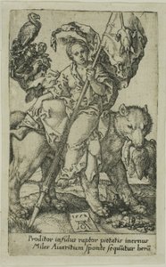 Ahneus, paheista tekijältä Heinrich Aldegrever