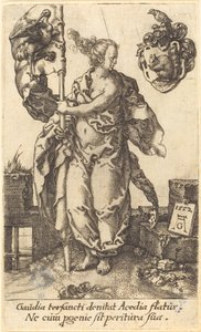 Ahkeruus, 1552. tekijältä Heinrich Aldegrever
