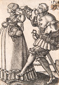 Sarjasta Pienet häätanssijat, 1538. tekijältä Heinrich Aldegrever