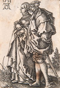 Sarjasta Pienet häätanssijat, 1538. tekijältä Heinrich Aldegrever