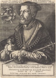 Jan van Leyden. tekijältä Heinrich Aldegrever