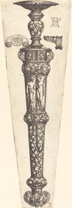 Suuri tikarituppi alastonparin kanssa, 1536. tekijältä Heinrich Aldegrever