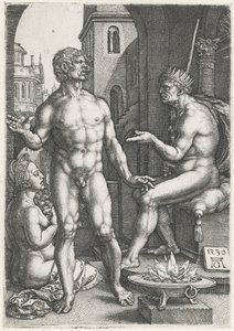 Mucius Scaevola tekijältä Heinrich Aldegrever