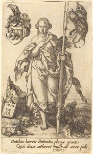 Kärsivällisyys, 1552. tekijältä Heinrich Aldegrever
