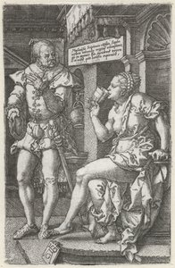 Sophonisba juo myrkkyä tekijältä Heinrich Aldegrever