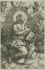 St. John, neljästä evankelistasta tekijältä Heinrich Aldegrever