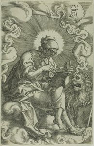 St. Mark, neljästä evankelistasta tekijältä Heinrich Aldegrever