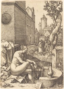 Susanna yllätti kaksi vanhinta, 1555. tekijältä Heinrich Aldegrever