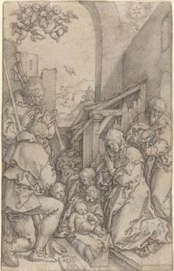 Syntymä, 1552. tekijältä Heinrich Aldegrever