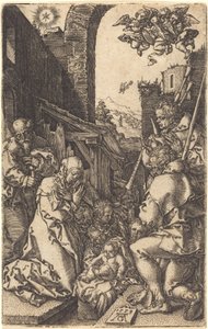 Syntymä, 1553. tekijältä Heinrich Aldegrever