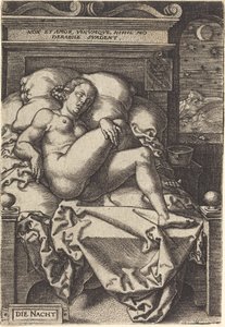 Yö, 1553. tekijältä Heinrich Aldegrever