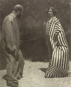 Gustav Klimt ja Emilie Flöge, n. 1909. tekijältä Heinrich Böhler
