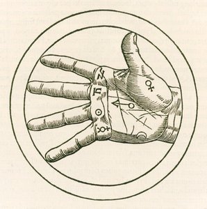 Heinrich Cornelius Agrippa von Nettesheimin (1486-1535) kädentaiteen käsi -kaiverrus De occulta philosophia libri tres (Kolme okkulttisen filosofian kirjaa) julkaistiin vuonna 1533. tekijältä Heinrich Cornelius Agrippa von Nettesheim