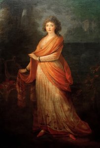 Varvara Vasilyevna Golitsynan muotokuva, os. von Engelhardt 1757-1815, 1792.