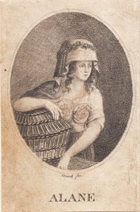 "Alane", nainen korilla
