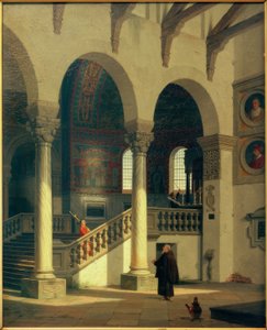 Ravenna, S.Apollinare in Classe / Gemälde v. Heinrich Hansen