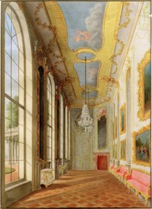 Pieni galleria Sanssoucin palatsissa tekijältä Heinrich Hintze