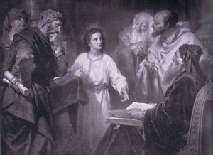 Jeesus nuorena, Bibbys Annual, 1916-1917. tekijältä Heinrich Karl Hofmann