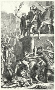 Pretorian-kaartin kapina muinaisessa Roomassa tekijältä Heinrich Leutemann