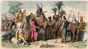 Old Orient / persialaiset: Persian armeijan mekko tekijältä Heinrich Leutemann