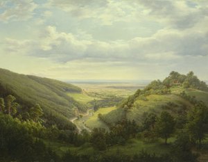 Näkymä Pyhälle vuorelle ja vuoristosolalle, 1846 tekijältä Heinrich Schilbach