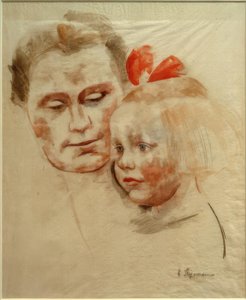 Äiti ja lapsi (Anna ja Käte Werner) tekijältä Heinrich Stegemann