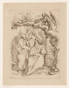 Juudas Iskariot ylipappien kanssa Ahneus (Avaritia) Deadly Sins and the Fall (sarjan nimi) tekijältä Heinrich Vianden