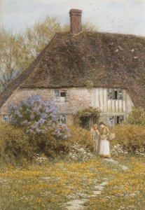 Kenttiläinen mökki tekijältä Helen Allingham