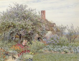 Lähellä Hambledonia (wc paperilla) tekijältä Helen Allingham