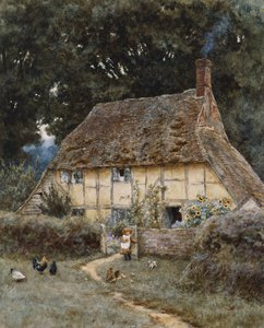 Brook Roadilla, lähellä Witleyä tekijältä Helen Allingham
