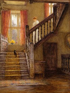 The Staircase, Whittington Court, Gloucestershire (wc paperilla)