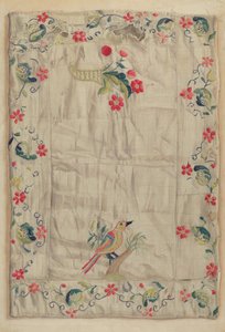 Crewel Embroidery, c. 1937. tekijältä Helen E. Gilman