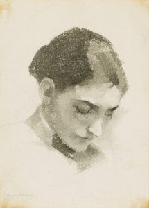 Naisen pää tekijältä Helene Schjerfbeck