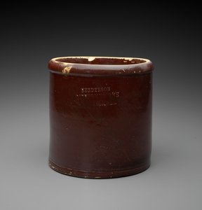 Jar, c. 1890-1894 (liukulasitettu kivitavara) tekijältä Henderson Pottery Works Henderson Pottery Works
