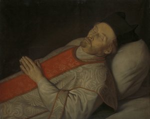 Muotokuva Joannes Putkamerista (1600-1671) kuolinsängyssä