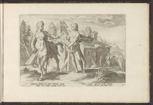 Apollo uskoo Asklepiuksen Chironin käsiin Ovid