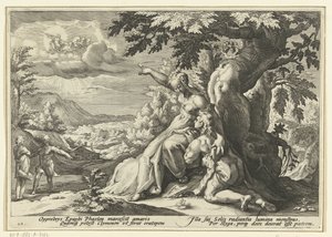 Clymene määrää Phaethonin isänsä, auringonjumalan Ovid