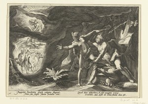 Jupiter hyökkää Ion kimppuun Ovid