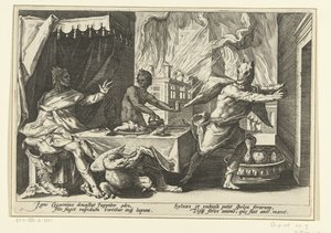 Lycaon muuttuu sudeksi Ovid