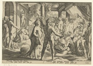 Phaeton Heliosin palatsissa Ovid