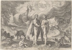 Prometheus luo ensimmäisen ihmisen Metamorphoses of Ovid (sarjan nimi)