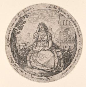 Varovaisuuden allegoria tekijältä Hendrick Goltzius