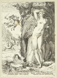 Perseus vapauttaa Andromedan tekijältä Hendrick Goltzius