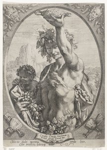 Bacchus tekijältä Hendrick Goltzius
