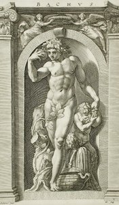 Bacchus tekijältä Hendrick Goltzius