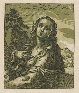 Kirjailija: boetvaardige Maria Magdalena tekijältä Hendrick Goltzius