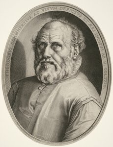 Dirck Volckertsz. Coornhert (ilman kehystä) tekijältä Hendrick Goltzius